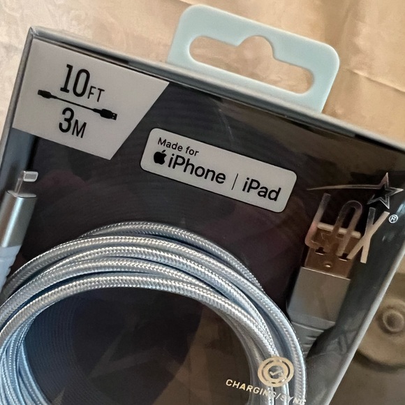 LAX Lightning Cable: 10ft Long - Picture 2 of 4